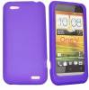 Silicone Case for HTC One V Purple (OEM)